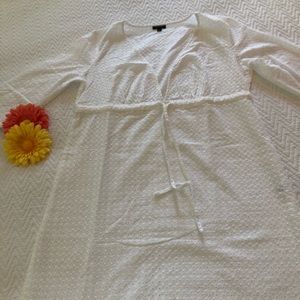 Talbots White Eyelet Beach Coverup 🏖